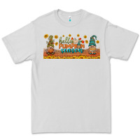 Dove Grey hello pumpkin season libbey glass Premium Tee - BundleAndBundleShop
