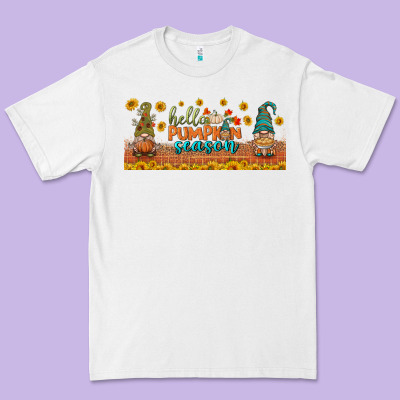 Hello Pumpkin Season Libbey Glass Premium Tee Designed By Bundleandbundleshop
