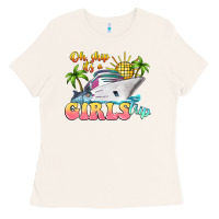 Oh Ship It's A Girls Trip Ladies Tee | Teevron