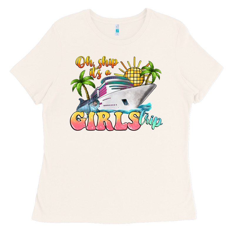 Oh Ship It's A Girls Trip Ladies Tee by LillyAllenDesigns | Teevron
