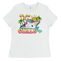 White oh ship it's a girls trip Ladies Tee - LillyAllenDesigns