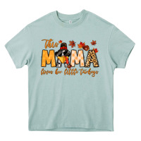 Arona this mama loves her little turkeys Heavy Core Tee - MaliasSmallBusiness