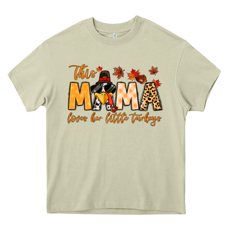 This Mama Loves Her Little Turkeys Heavy Core Tee by MaliasSmallBusiness | Teevron