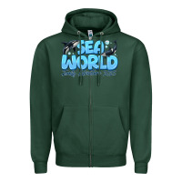 Sports Green Sea World Family Adventure 2025 Zipper Hoodie - CowhideDigitalArt