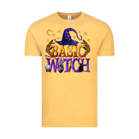 Vintage Mustard Basic Witch Vintage Tee - texasbilliewilder