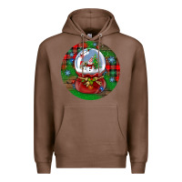 Chestnut snow globe christmas ornament Premium Hoodie - BundleAndBundleShop