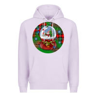 Lilac snow globe christmas ornament Premium Hoodie - BundleAndBundleShop