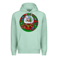 Seafoam snow globe christmas ornament Premium Hoodie - BundleAndBundleShop