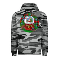 Slate Camo snow globe christmas ornament Premium Hoodie - BundleAndBundleShop