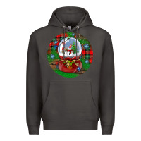 Smoke snow globe christmas ornament Premium Hoodie - BundleAndBundleShop