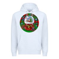 White snow globe christmas ornament Premium Hoodie - BundleAndBundleShop