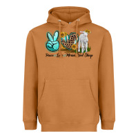 Meerkat Peace Love Merino Wool Sheep Heavyweight Hoodie - LillyAllenDesigns
