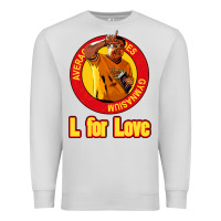 Dove Grey l for love Premium Sweatshirt - tuanDangUi