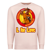 Pale Pink l for love Premium Sweatshirt - tuanDangUi
