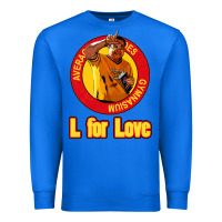True Royal l for love Premium Sweatshirt - tuanDangUi