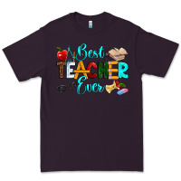 Plum best teacher ever Premium Tee - RanaPortraitStore