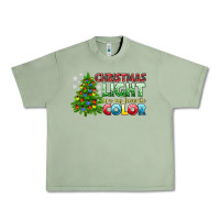 Oil Green Christmas light are my favorite color Urban Heavy Tee - NancyCooperArtShop