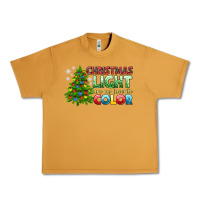 Peanut Butter Christmas light are my favorite color Urban Heavy Tee - NancyCooperArtShop