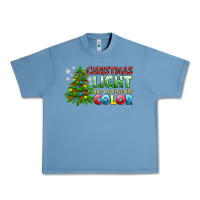 Pebble Blue Christmas light are my favorite color Urban Heavy Tee - NancyCooperArtShop