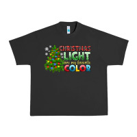 Pigment Black Christmas light are my favorite color Urban Heavy Tee - NancyCooperArtShop