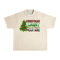 Sandshell Christmas light are my favorite color Urban Heavy Tee - NancyCooperArtShop