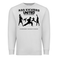 Dove Grey ass kickers united Premium Sweatshirt - tuanDangUi