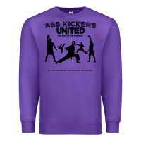 Purple ass kickers united Premium Sweatshirt - tuanDangUi