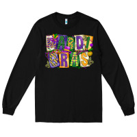 Black mardi  gras Long Sleeve Tee - CowGirlArtShop