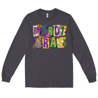 Smoke mardi  gras Long Sleeve Tee - CowGirlArtShop