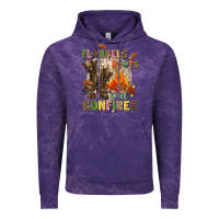 Cloud Purple Flannels boots and bonfires Vintage Hoodie - NancyCooperArtShop