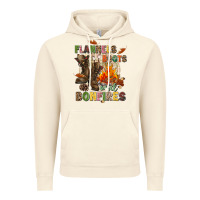 Vintage Artic Flannels boots and bonfires Vintage Hoodie - NancyCooperArtShop