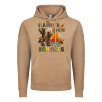 Vintage Coffee Flannels boots and bonfires Vintage Hoodie - NancyCooperArtShop