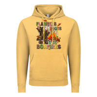 Vintage Mustard Flannels boots and bonfires Vintage Hoodie - NancyCooperArtShop