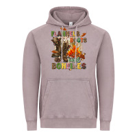 Vintage Zinc Flannels boots and bonfires Vintage Hoodie - NancyCooperArtShop