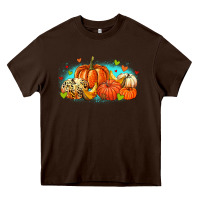 Thankful Pumpkins Heavy Core Tee | Teevron