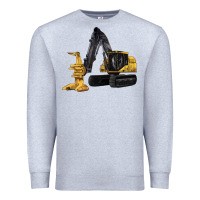 Heather Grey Feller Buncher Premium Sweatshirt - LillyAllenDesigns