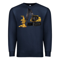 Navy Feller Buncher Premium Sweatshirt - LillyAllenDesigns