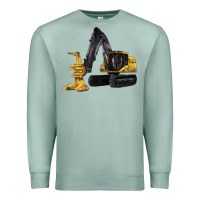 Seafoam Feller Buncher Premium Sweatshirt - LillyAllenDesigns