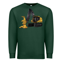 Sports Green Feller Buncher Premium Sweatshirt - LillyAllenDesigns