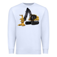 White Feller Buncher Premium Sweatshirt - LillyAllenDesigns