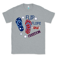 Heather Grey Flip Flops and Freedom Classic Tee - Bettercallsaul
