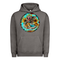 Pigment Tornado rattlesnake and sunflower Urban Hoodie - BarkalooDesign