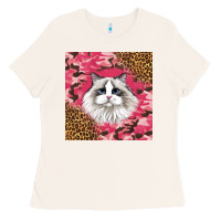 Bone ragdoll cat Ladies Tee - LillyAllenDesigns