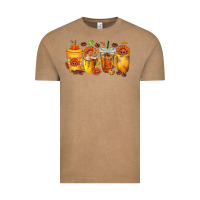 Vintage Coffee Thanksgiving Coffee Cups Vintage Tee - texasbilliewilder
