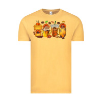 Vintage Mustard Thanksgiving Coffee Cups Vintage Tee - texasbilliewilder