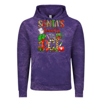 Cloud Purple santa's favorite pct Vintage Hoodie - texasbilliewilder
