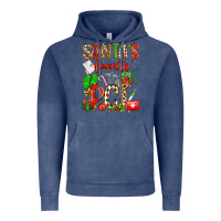Vintage Denim santa's favorite pct Vintage Hoodie - texasbilliewilder