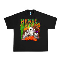 Black Howdy ghouls Urban Heavy Tee - NancyCooperArtShop