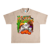 French Oak Howdy ghouls Urban Heavy Tee - NancyCooperArtShop