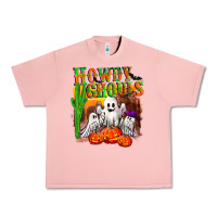 Salmon Howdy ghouls Urban Heavy Tee - NancyCooperArtShop